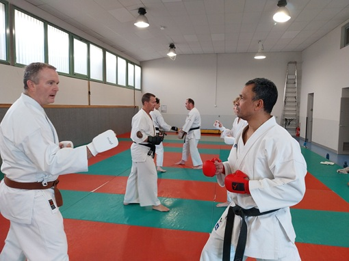 Entrainement au kumite (Novembre 2024)