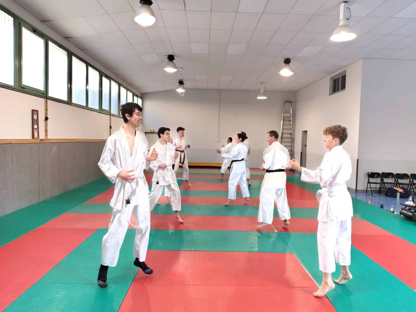 Travail technique au dojo