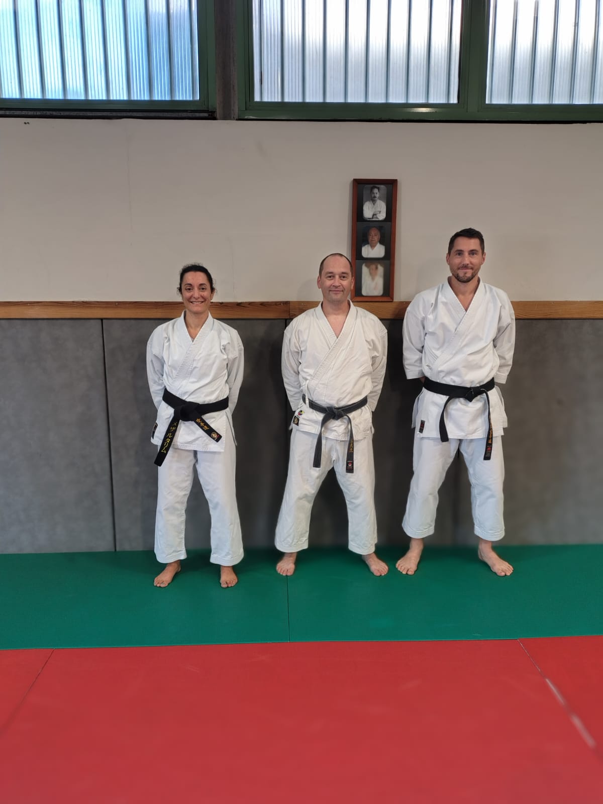 Passage de Grade réussi - photo avec sensei Eric (Juin 2025)